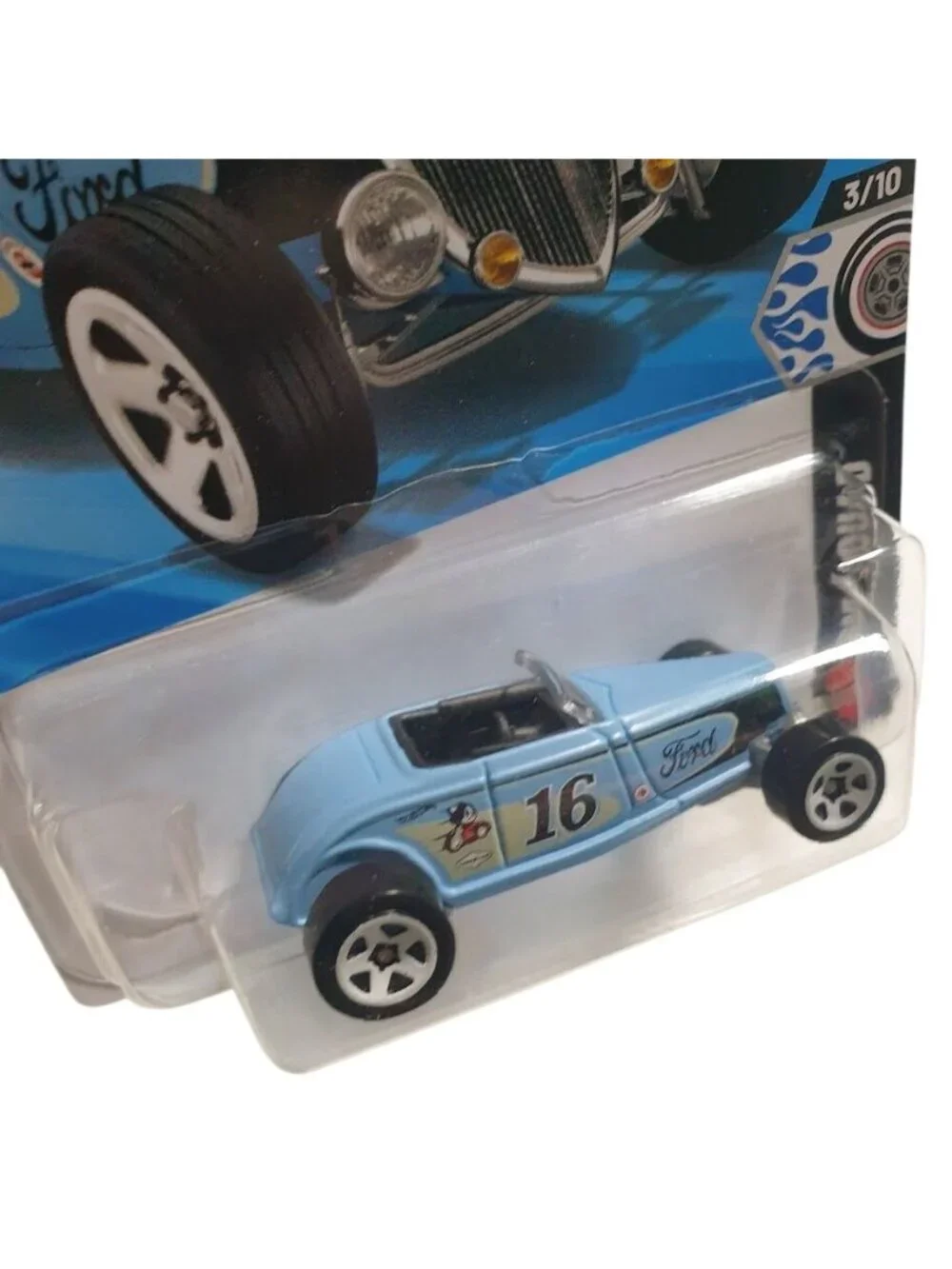 Hot Wheels Rod Squad 33 Ford Lo Boy Light Blue Diecast Model 119/250 Collectible